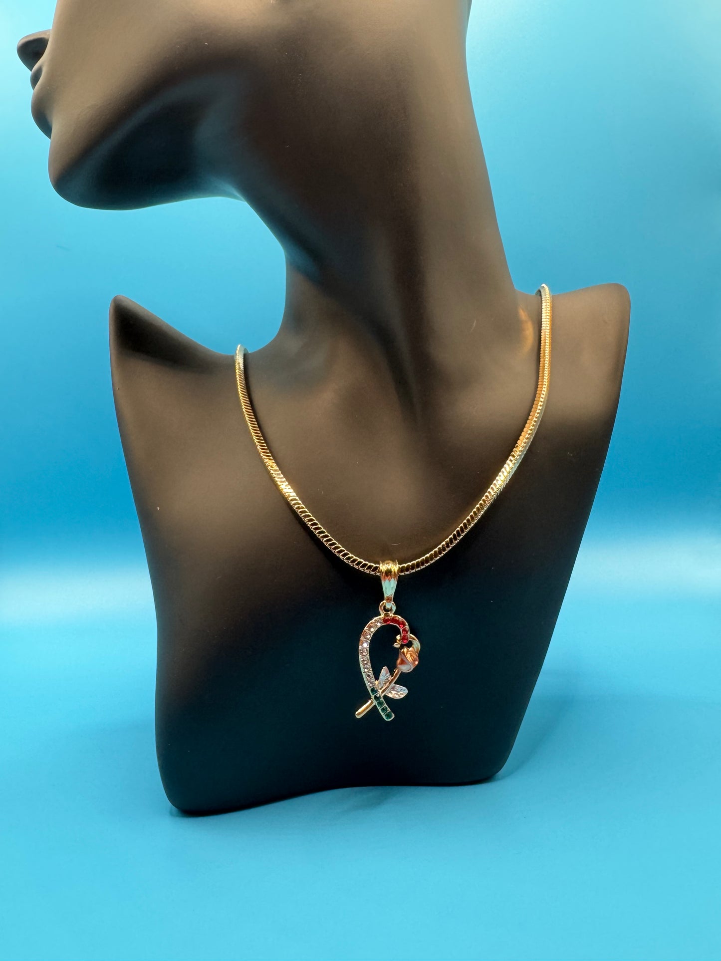 Necklace with Rose