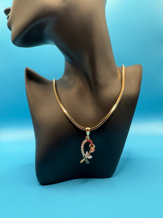 Necklace with Rose