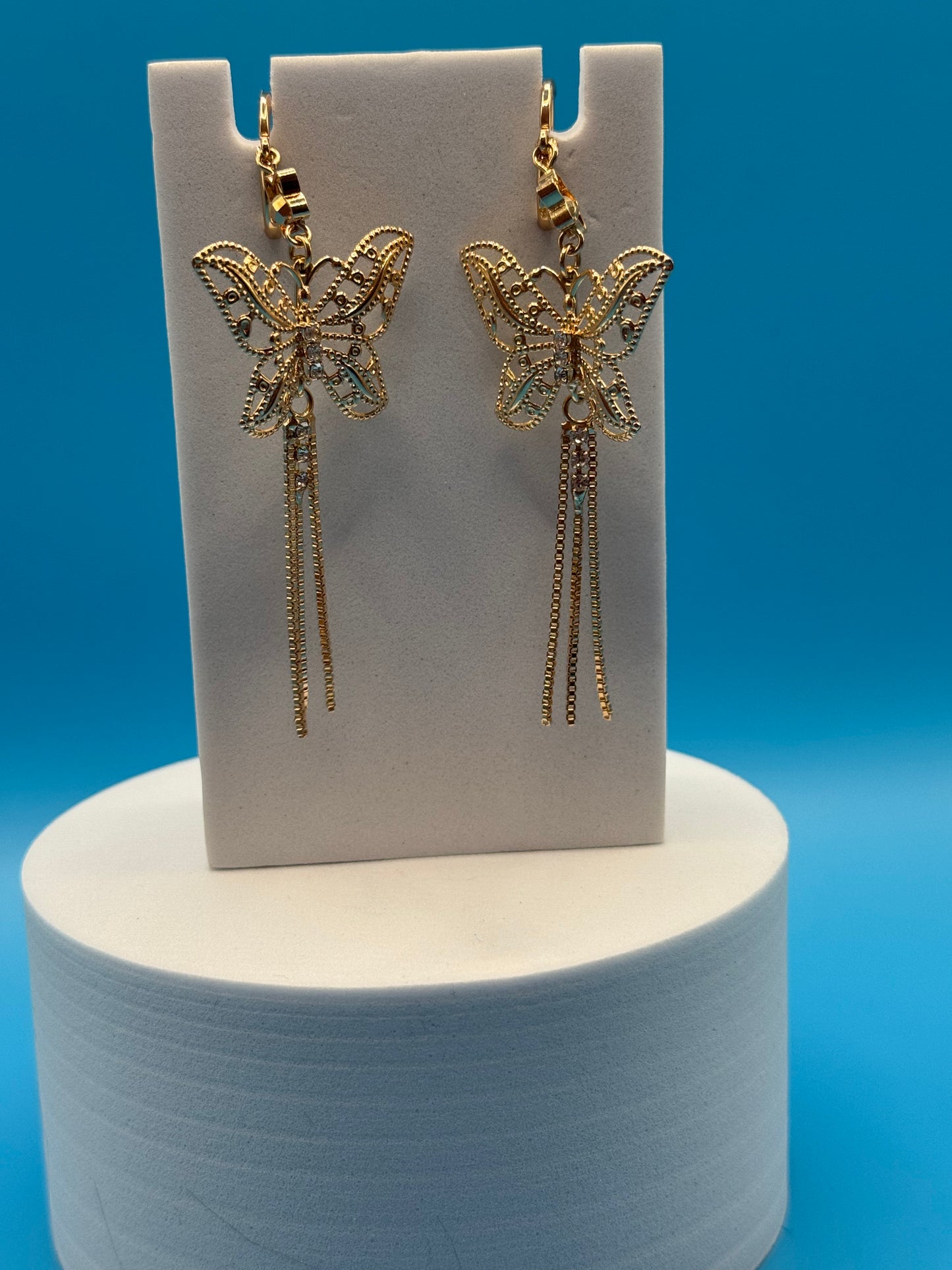 Aretes de mariposa